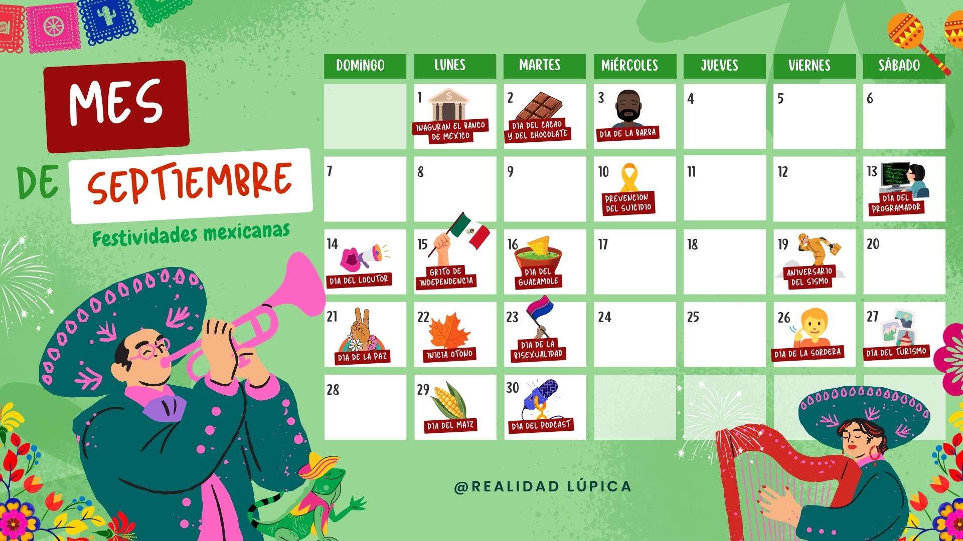 Festividades mexicanas del mes de septiembre